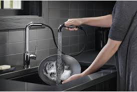 It does not come with a deck plate, so you need to buy this separately. Kohler K 7505 Cp Purist Kitchen Sink Faucet One Size Polished Chrome Touch On Kitchen Sink Faucets Amazon Com