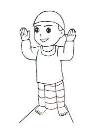 Gambar kartun islami hitam putih top gambar. Fantastis 30 Gambar Kartun Lelaki Solat Gambar Kartun Ku