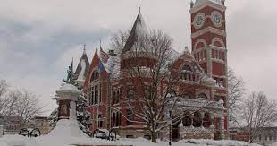 The Beautiful Green County Court House In Monroe Wisconsin Monroe Is A Short Drive From Winnebago County Green County Ferry Building San Francisco Day Trip