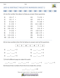You can also include numbers with addition and subtraction in parentheses and the calculator will solve the equation. Adding And Subtracting Negative Numbers