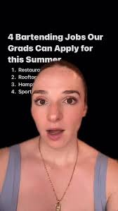 SUMMER JOBS LOADING!!!!, Did you know that bartenders in the city can make  $300 per night or more? And June is the perfect time to get started! The  weather’s changing in the next few weeks… and with ...