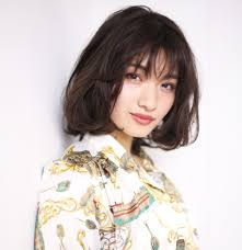 40代は毛先だけパーマで若見えボブセミロングショート2019夏