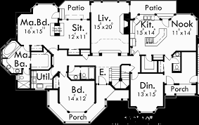 Luxury master bedroom suite floor plans. Luxury House Plans Main Floor Master Bedroom Victorian 9985