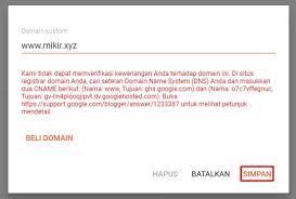 Hal pertama yang perlu sobat lakukan untuk mengganti alamat blog sobat dengan domain sendiri adalah mendaftarkan nama domain di penyedia nama domain. Cara Setting Domain Custom Ke Blogspot