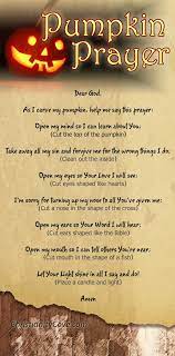 Download a prayer for halloween and use it in your home or parish! Pumpkin Prayer Sunday School Activity Christianity Cove Sunday School Activities Church Halloween Sunday School