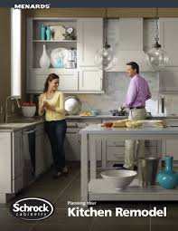 Perimeter and island in hawthorne maple white icing classic; Kitchen Remodel Schrock At Menards Manualzz