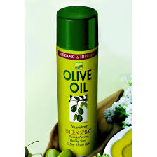 It can produce more oil by spreading the scalp oils through the hair, says dr. Organic Root Stimulator Olive Oil Nourishing Sheen Spray Beautylish