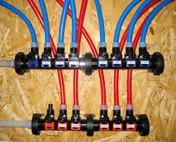 The pex manifold is the main backbone of your pex piping construction. Cold Hot Pex Water Lines Pex Plumbing Diy Plumbing Pex Plumbing Diy