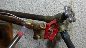 When the metal reaches the proper temperature, plumbing. Washing Machine Shut Off Valve Replacement 1st Time Soldering Copper Fittings Youtube