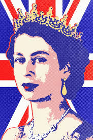 Queen Elizabeth II Union Jack Pop Art Print Poster 12x18 inch : Amazon.ca:  Home