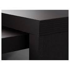 Ikea malm schreibtisch, neuwertig eigenschaften: Malm Schreibtisch Mit Ausziehplatte Schwarzbraun 151x65 Cm Ikea Osterreich
