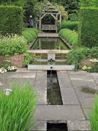 An English Garden Water Feature English Garden Garden Drawing Water Garden