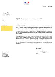 Nous proposons d'aider gratuitement les personnes en recherche d'emploi, en mettant à leur disposition plus de 1200 exemples de lettres de motivation classées par métier et secteur d'activité. Inscription En Seconde Au Lycee Louis Le Grand Et Henri Iv