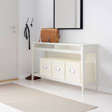 Liatorp Console Table White Glass 133x37 Cm Ikea