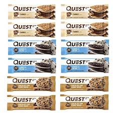 Water, coconut flour, almond meal, salt, flax meal, maple flavoring. Buy Quest Nutrition Protein Bar Dessert Heaven Variety Pack Low Carb Meal Replacement Bar With 20g Protein High Fiber Gluten Free 12 Count Online In Paraguay B00u0m5clk