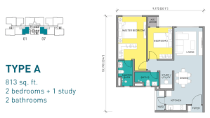 Upper floors accessible by elevator. Residensi Ava Greater Kuala Lumpur Uem Sunrise Berhad