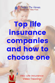 The Best Companies For Life Insurance Have Excellent Customer Service And Financial Ratings Fin Company Financials Top Life Insurance Companies Life Insurance