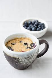 Blueberry Corn Muffin Mug Cake
