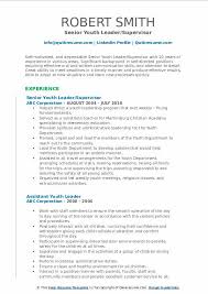 Want to land a job as a youth leader? Youth Leader Resume Samples Qwikresume