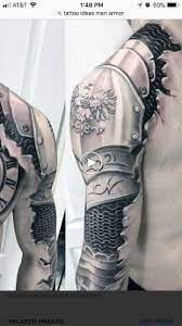 Tattoo Idee Armor Tattoo Armor Sleeve Tattoo Shoulder Armor Tattoo