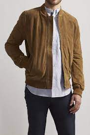 Bellfield Bermuda Suede Bomber Shopstyle Jackets Suede Bomber Suede Bomber Jacket Tan Suede Bomber Jacket