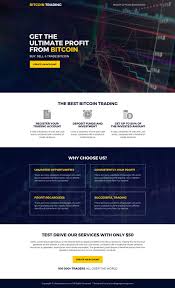 Bitcoin Trading Mini Responsive Landing Page Design Crypto Cryptocurrency Cryptocurrencies Cryptolaw Bi Bitcoin Landing Page Design What Is Bitcoin Mining