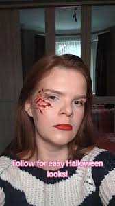 Diy Fake Scars with Foil