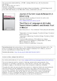 Advertising agencies of course, not all uses of emotive language can be said to beg the question, but only those in which. Pdf The Effects Of Language On Attitudes Toward Advertisements And Brands Trust In Mexico