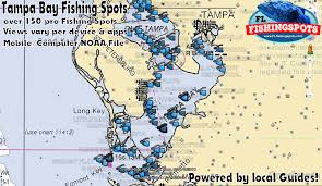 Tampa Bay Fishing Spots Map Florida Gulf Fishing Spots For Gps