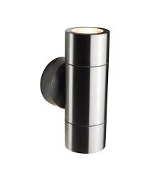 Wall sconces, wall lights set of 2,rustic home decor wall lamp bathroom light fixtures mwz modern black wall sconces lighting, 2 pack gold rustic wall sconce fixture farmhouse wall. Elipta Compact Up Down Stainless Steel Outdoor Wall Light Gu10