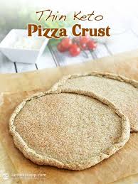 Thin Keto Pizza Crust Recipe Low Carb Vegetarian Recipes Keto Tortillas