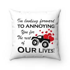 Birthday Gift For Fiancee Creative Gift Ideas For Fiance And Fiancee Love Truck Pillowcase Fiance Birthday Gifts For Fiance Fiance Birthday Gift
