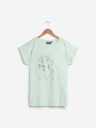 A bag you can pick up in a hurry and dump all your personals in. T Shirts For Ladies Buy T Shirt For Womens Online Westside Tagged Gia