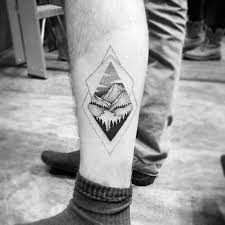 Start A Fire Tree Tattoo Men Geometric Tattoo Leg Tattoos For Guys