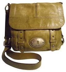 Fossil Pebbled Olive Green Leather Cross Body Bag Leather Crossbody Bag Bags Tote Bag Leather