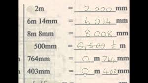 The millimetre (also spelled as millimeter in the united states), is a unit of length in the metric system equal to one. Conversions 3 Grade 4 Length Mm Cm M Km Mathdou Youtube
