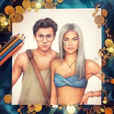 C'mon enjoy the party with us. Fan Art De Tom Holland Como Milo Y Father Of The Galaxy Facebook