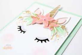 The scene has been made using a rubber stamp and a paper piecing method. Seven Easy Ways To Make Your Cards Sparkle Shimmer And Shine Magical Unicorn Cards Sprinkled With Glitter