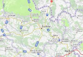 Municipality of the czech republic. Michelin Landkarte Trutnov Stadtplan Trutnov Viamichelin