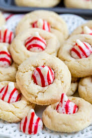 EASY Peppermint Blossom Cookies
