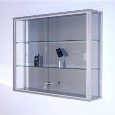 Glass suction cup shelf support with screws for wardrobe bracket shelf cabinet. Link Wall Mounted Glass Cabinet 2 Shelves Sliding Doors Kaiser Kraft International