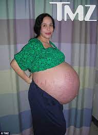 9 months later a boy and girl. Octuplet Mom Nadya Suleman S Pregnancy Photos Sheknows