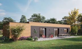 Maison Moderne A Ossature Bois Bardage Bois En 2020 Maison Ossature Bois Constructeur Maison Maison Moderne