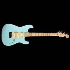 Used 2013 Charvel Custom Shop San Dimas Electric Guitar Robins Egg Blue C9049 Guitar Electric Guitar Cool Guitar