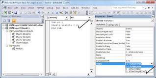 Sub stillhide() dim ws as worksheet for each. Vba Hide Unhide Worksheets Excel Macro Code