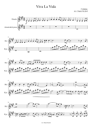 Baixar musica cold play viva la vida : Viva La Vida Guitar And Violin Sheet Music For Violin Guitar Mixed Duet Musescore Com