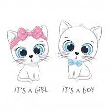 gato fofinho com a frase gatos fofos filhotes ilustracao animal coisas simples para desenhar