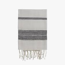 Black And White Striped Hand Towels Aden Grey Stripes Hand Towel Shop Fair Trade Decor Hand Towels Grey Stripes Towel