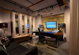 Again, lots of gear and lighting going on here but everything is organized well. Elegant Picture Of Home Studio Design Ideas Interior Design Ideas Home Decorating Inspiration Moerc Home Music Rooms Home Studio Design Music Studio Room
