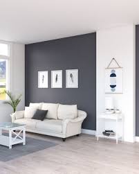 Dark walls accentuate color more than white ever would, so despite their deeper hue, shades like dark grey and navy blue work wonderfully in a colorful living room scheme. 10 Elegant Dark Gray Accent Wall Ideas For Bedroom And Living Room Roomdsign Com
